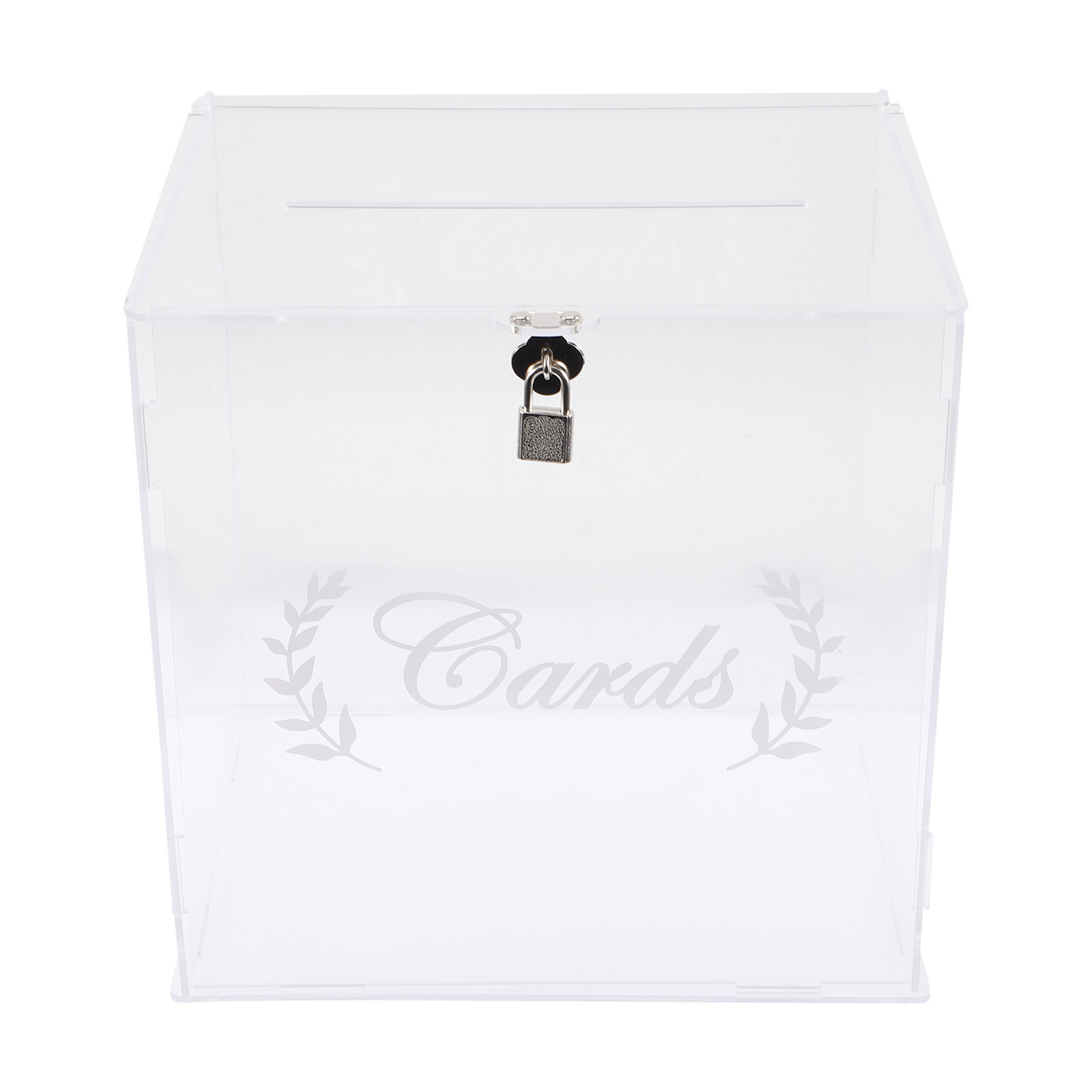 アクリル製透明ウェディングカードコレクションボックス。披露宴 - Wedding Card Box のレビューと価格