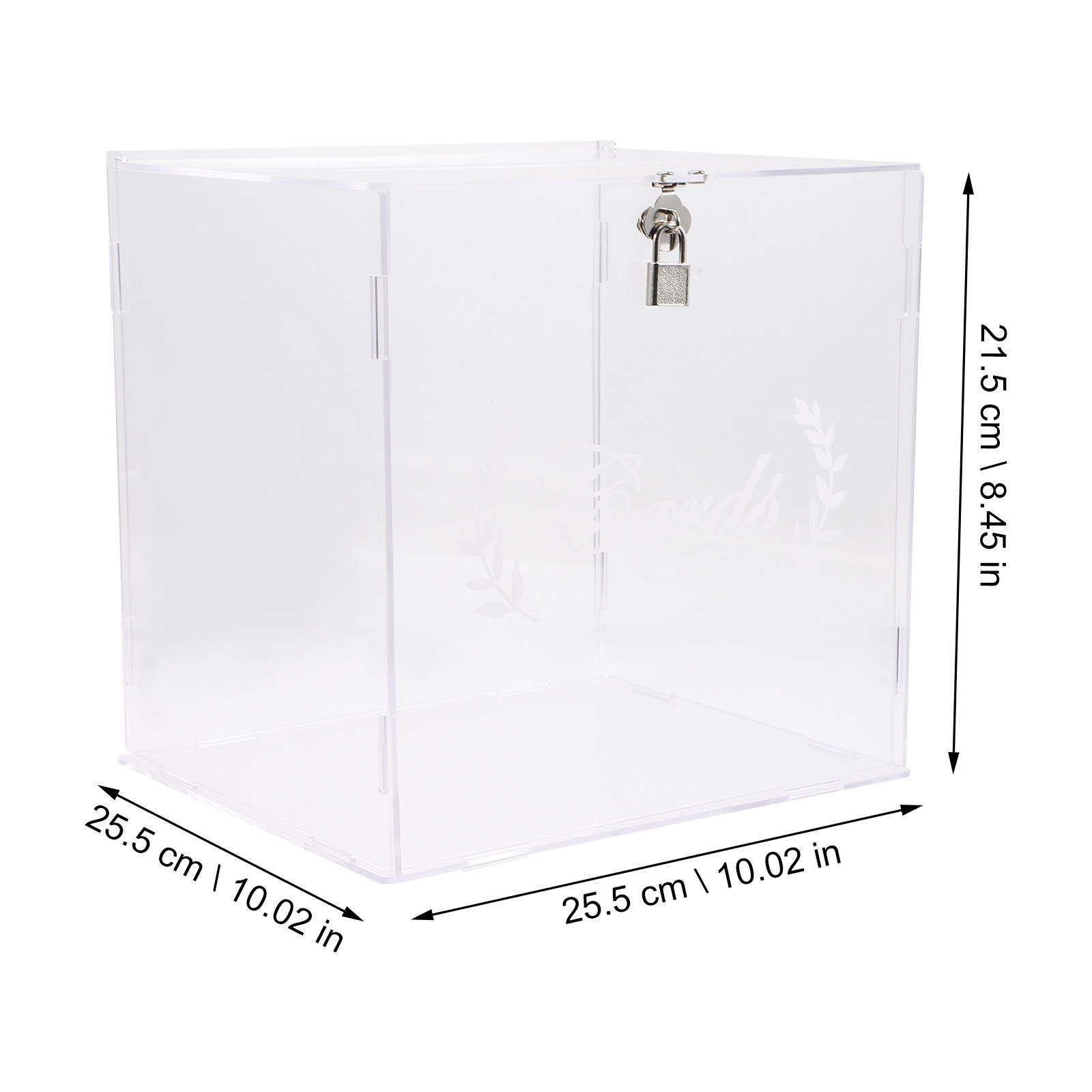 アクリル製透明ウェディングカードコレクションボックス。披露宴 - Wedding Card Box のレビューと価格